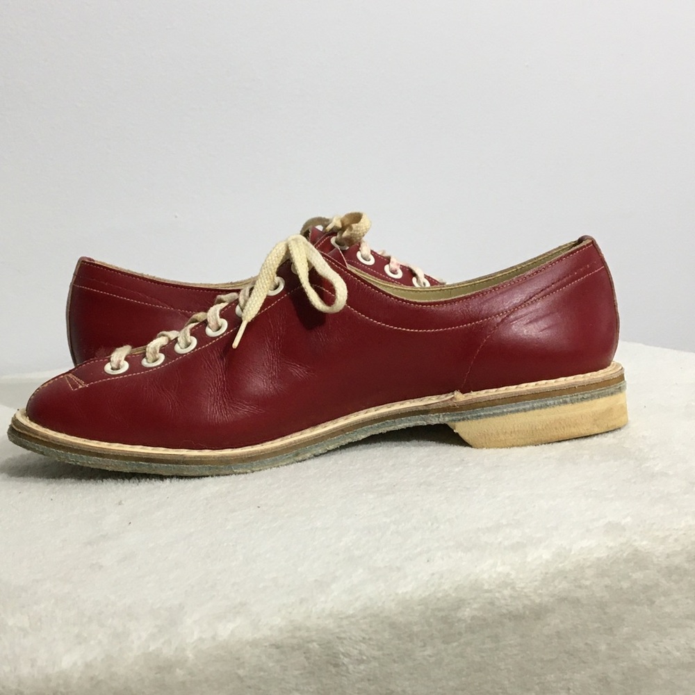 Vintage HEWETSON CANADA Leather Bowling Shoes - Picture 7 of 15